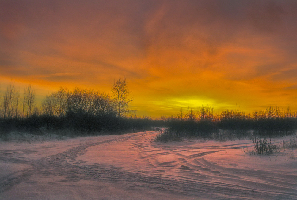 Фотографія Про красный закат, снег, и бабусины пердупреждения... / Taabu / photographers.ua