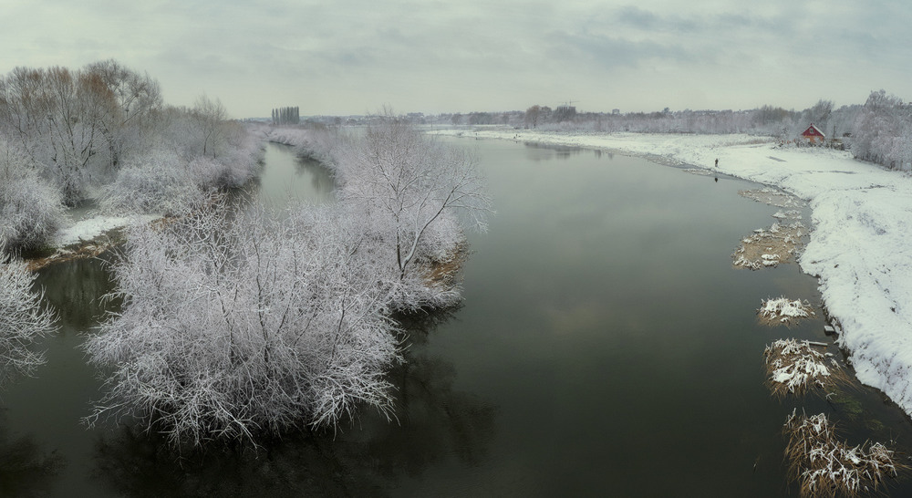 Фотографія Про разноцветный домик на берегу чёрно-белой зимы... / Taabu / photographers.ua