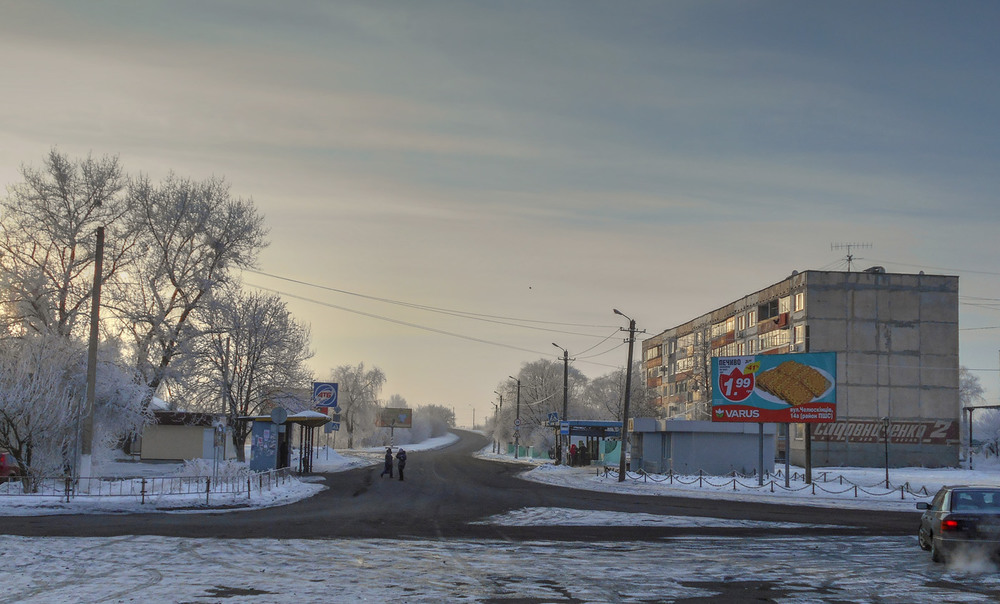 Фотографія Морозное утро в маленьком городе / Roman&Marinett / photographers.ua