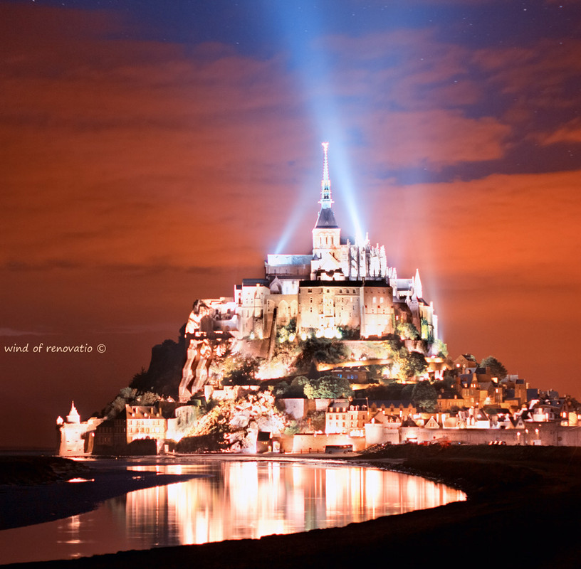 Фотографія Mont Saint-Michel at night / Дмитрий Лепетюк / photographers.ua