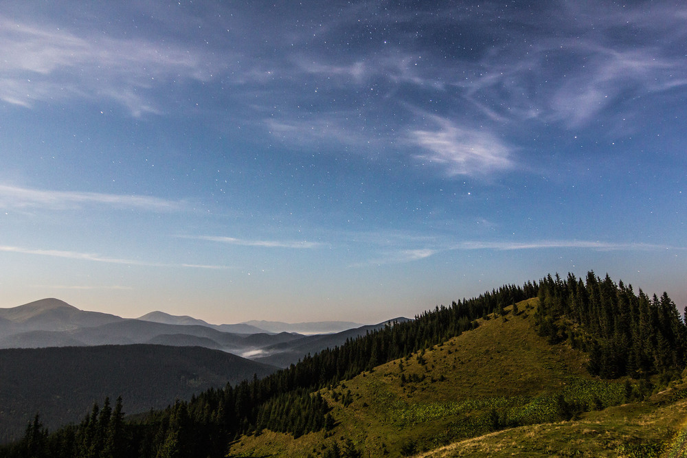 Фотографія Зоряне небо над Чорногірським хребтом / Христина Починок / photographers.ua