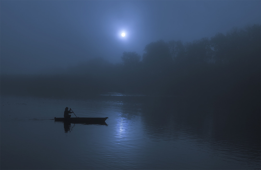 Фотографія Місячна ніч річки Бог. / Олександр Ігнатьєв / photographers.ua