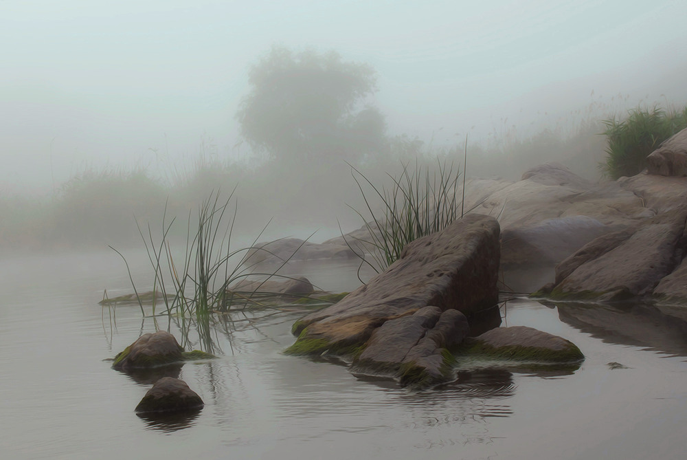 Фотографія Тумані скелі  річки Бог. / Олександр Ігнатьєв / photographers.ua