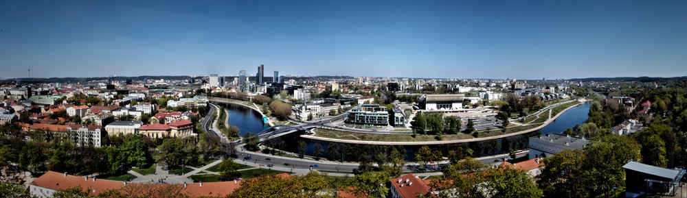 Фотографія панорама Вільнюса / #nestorfotkav / photographers.ua