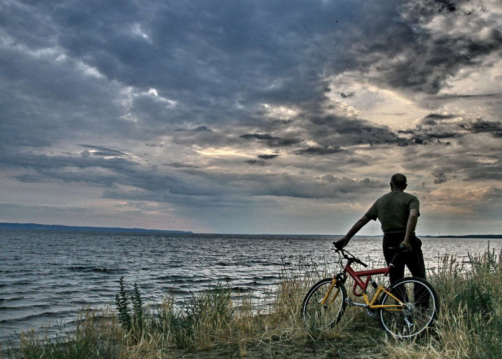 Фотографія медитация велосипедиста / Вiктор Степаненко / photographers.ua