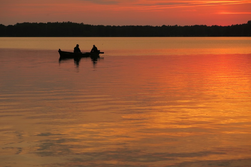 Фотографія как тих закат на озере ... / Mikhailova / photographers.ua