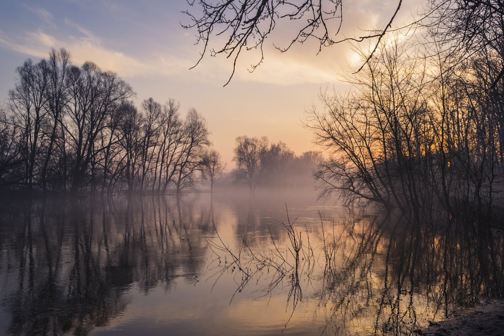 Фотографія Тихий апрельский рассвет на реке Псел / Сергій Корнєв / photographers.ua