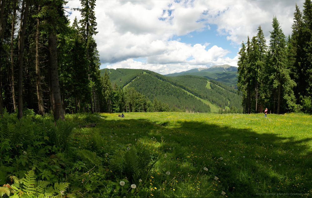 Фотографія Вид з гори Буковель. Панорама з 14 кадрів / Андрей / photographers.ua