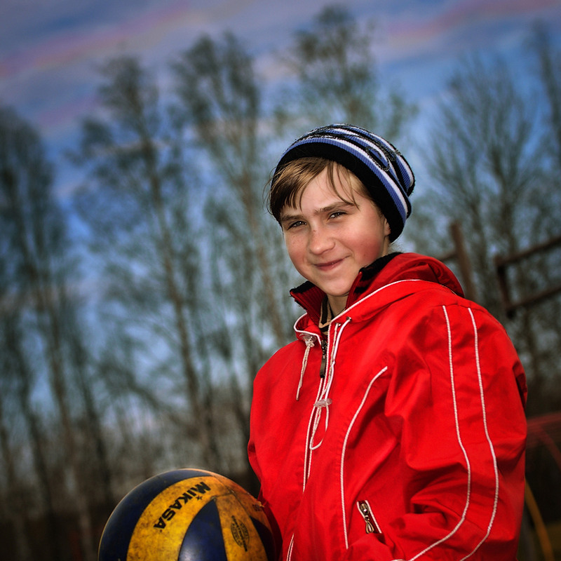Фотографія девочка с мячиком / Марек Stuhlberg / photographers.ua