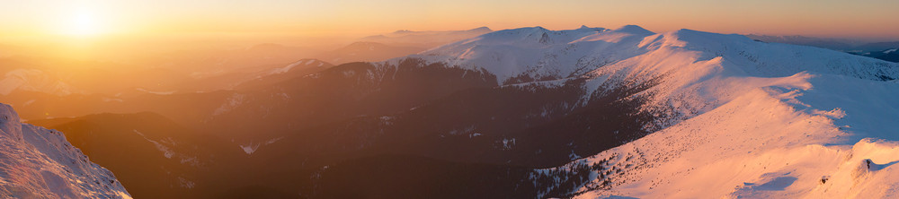 Фотографія Чорногірський хребет на заході сонця / Андрій Bramms / photographers.ua