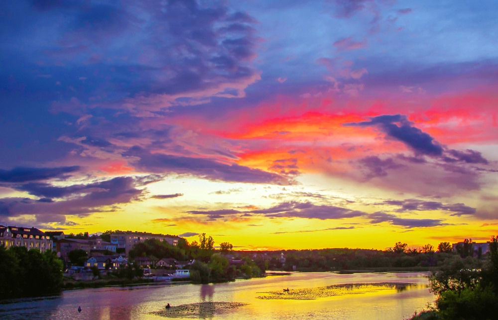 Фотографія Захід сонця після дощу / Yuriy Yakobenchuk / photographers.ua
