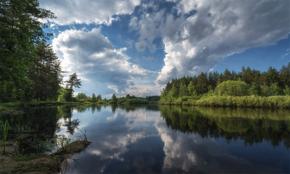 Фотографія Плывут по небу облака и отражаются в реке... / Будин Николай / photographers.ua