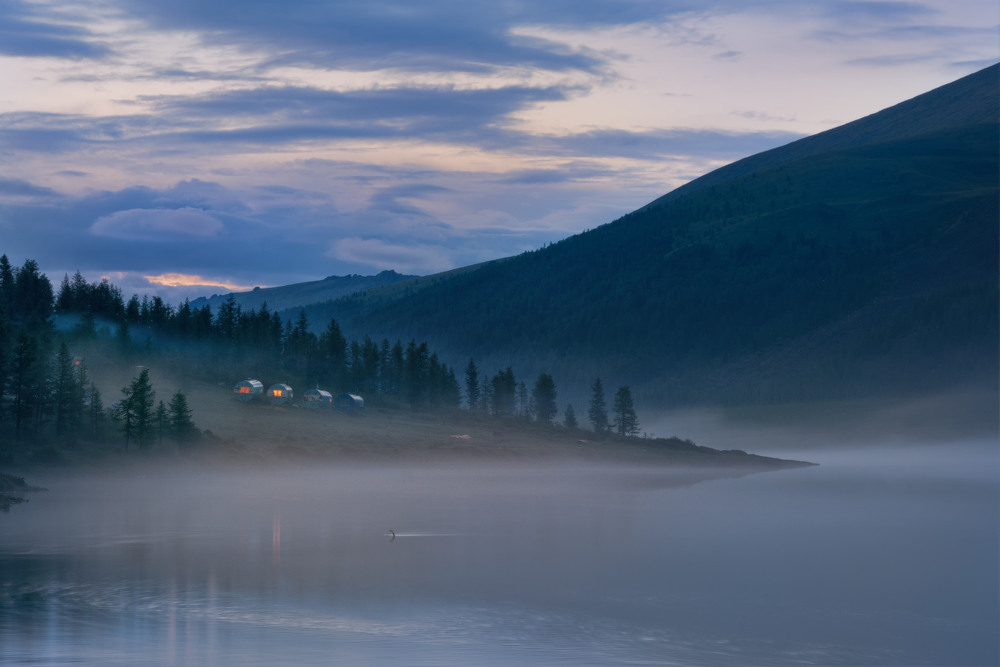 Фотографія Туман на озере Аккем / Евгений Жмак / photographers.ua