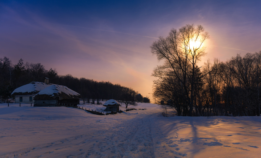 Фотографія Зимой под ясным небом в полнолуние / Галанзовская Оксана / photographers.ua