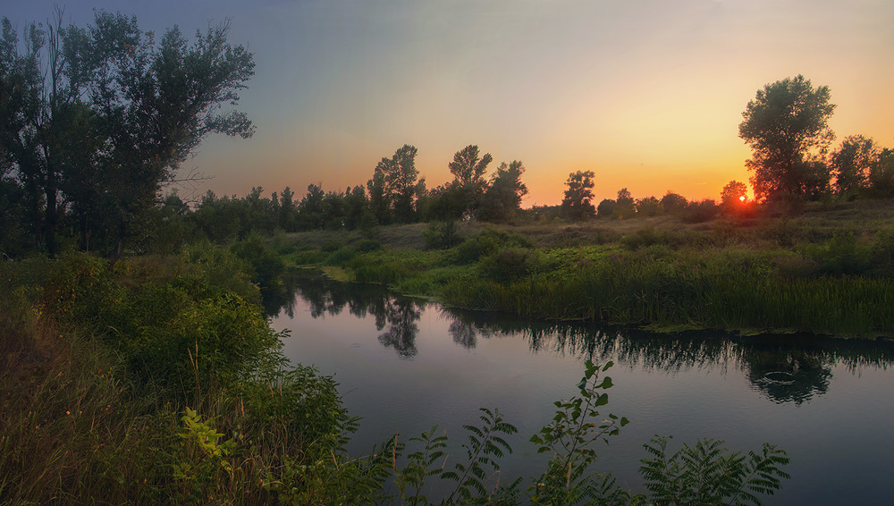 Фотографія Не так все просто на березі річки Оріль пізно увечері. / Юрій Максименко / photographers.ua