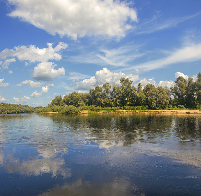 Фотографія Понад Десною лине хмарнота ця під вечір в серпні, коли сонце із-за хмар виглядає. / Юрій Максименко / photographers.ua