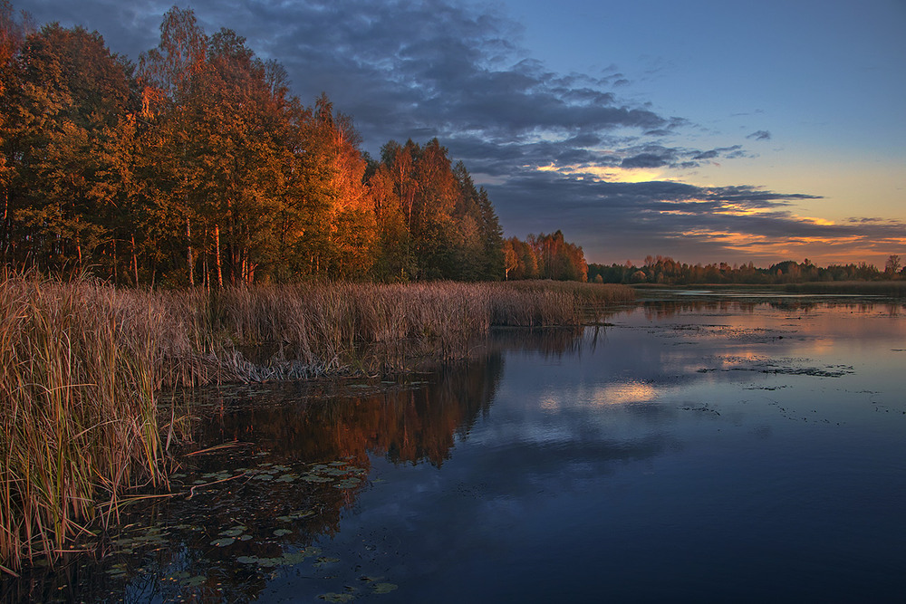 Фотографія Сонце заходить, вОди темніють, ліси - червоніють, небеса - розбігаються хмарами усюдибіч. / Юрій Максименко / photographers.ua