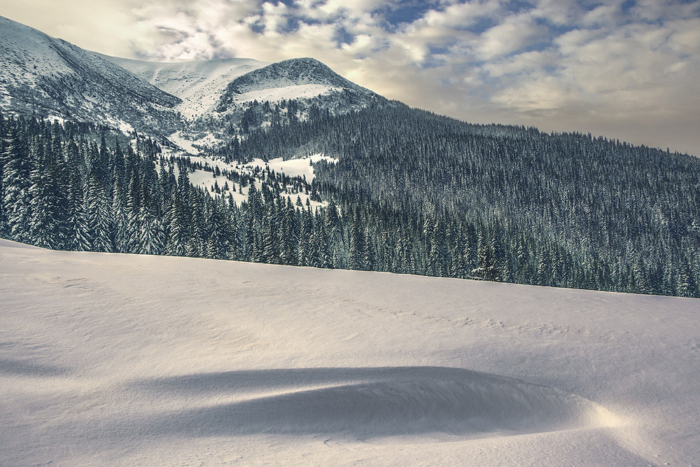 Фотографія Поміж хмарАми і снігАми білими-пребілими лине пісня ця. / Юрій Максименко / photographers.ua