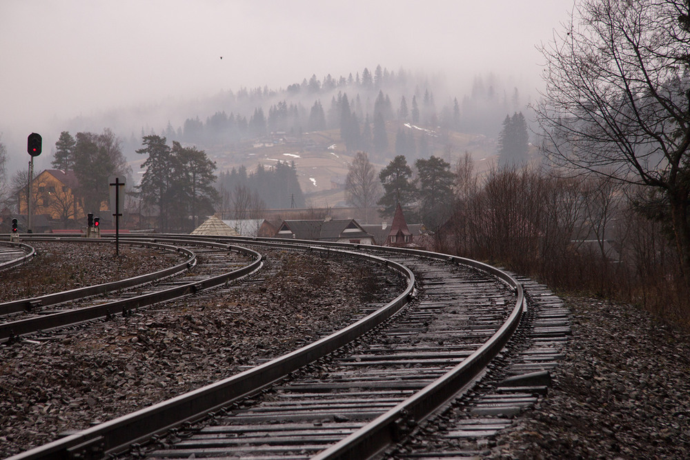 Фотографія Дорога в дощ, туман, імлу. Це називається залізниця! / Юрій Максименко / photographers.ua