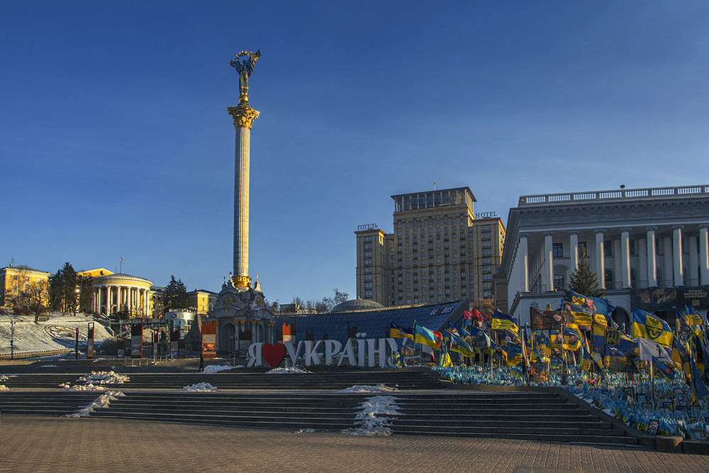 Фотографія Середмістя столиці увечері. / Юрій Максименко / photographers.ua