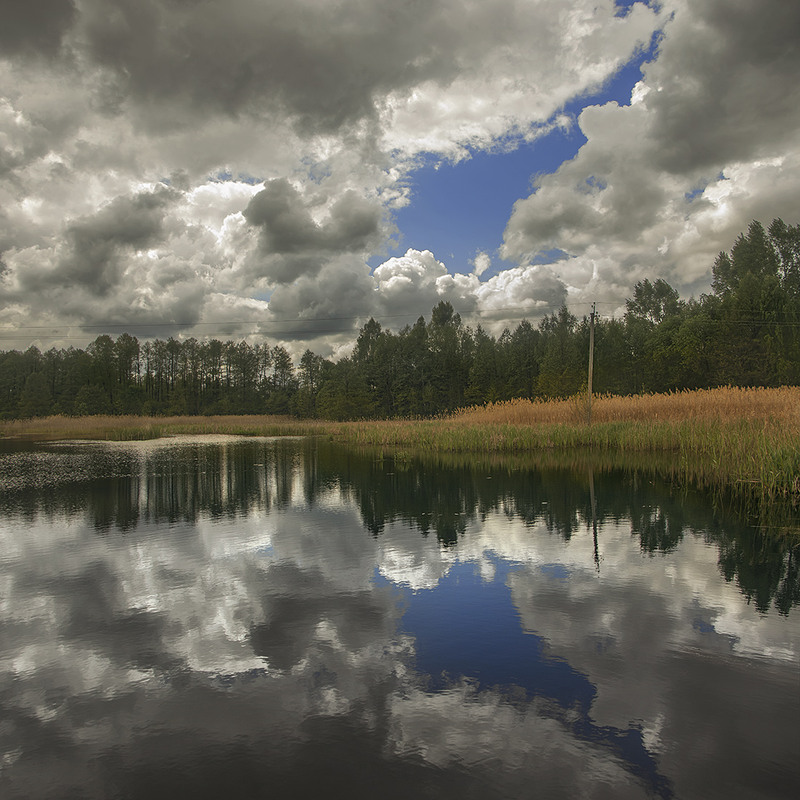 Фотографія Чорні хмари обступили - мабуть, буде дощ. / Юрій Максименко / photographers.ua