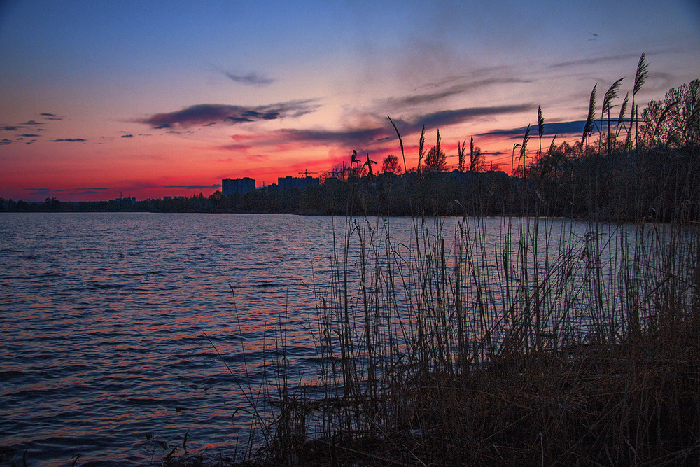 Фотографія Вечір - ніч. Озеро Тягле. / Юрій Максименко / photographers.ua