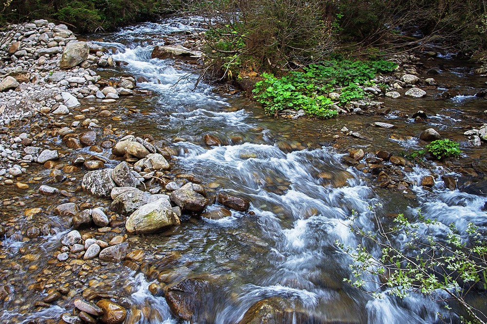 Фотографія Вода, яка біжить надвечір. За певних умов вода стає ватною (не лише мізки). / Юрій Максименко / photographers.ua