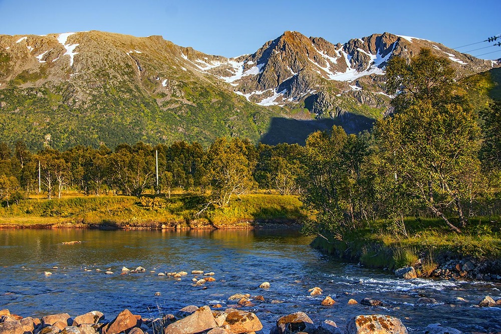 Фотографія Тече рі-і-чка невеличка з вишневого са-а-а-ду - повз зелену траву по камінню / Юрій Максименко / photographers.ua