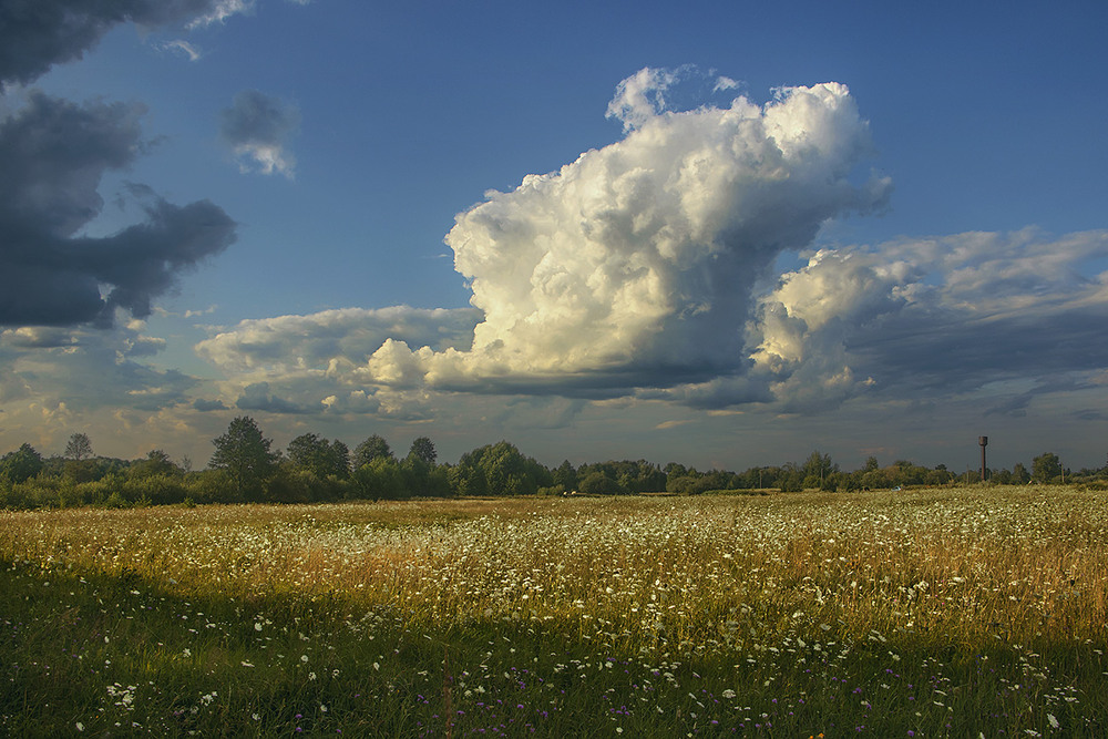 Фотографія Коли велика біла хмара настає, люде чомусь радіють, а потім зітхають - кожен про щось своє / Юрій Максименко / photographers.ua