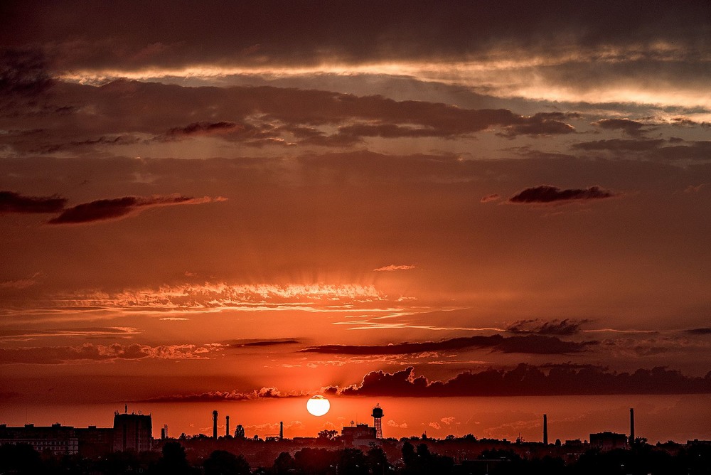 Фотографія Помаранчевий захід сонця / Олег Шендерюк / photographers.ua