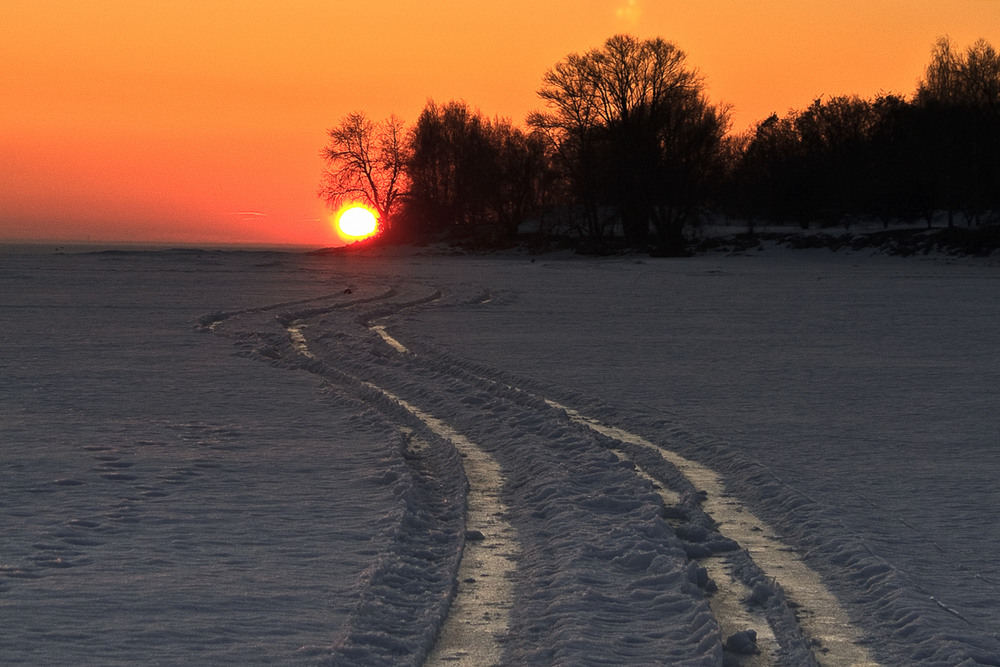 Фотографія дорога в закат... / Александр Войтенко / photographers.ua