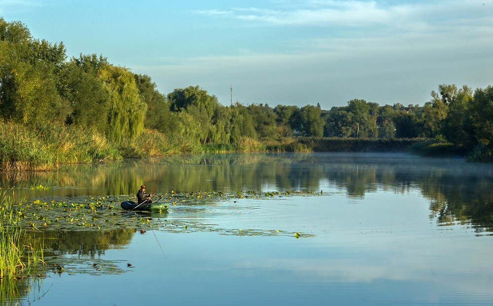 Фотографія Рибалка на річці Тясмин / Зоя та Олександр / photographers.ua
