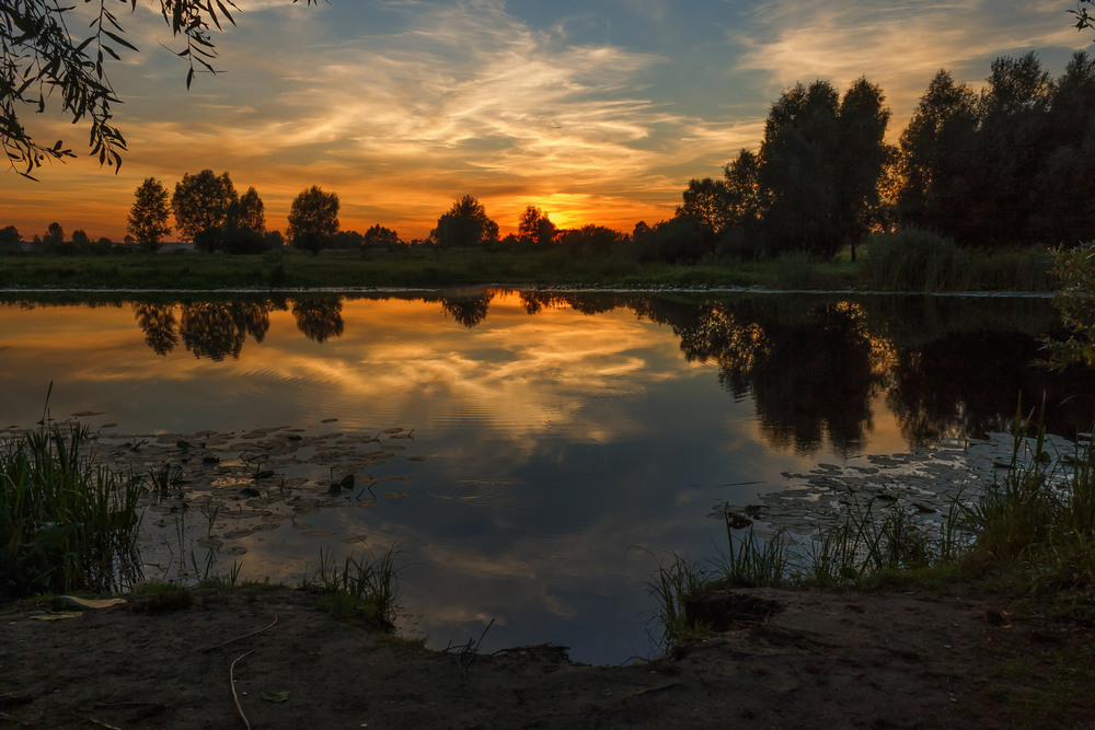 Фотографія Захід сонця на озері / Зоя та Олександр / photographers.ua