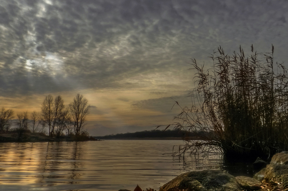 Фотографія Зимовий вечір на річці Інгулець / Зоя та Олександр / photographers.ua