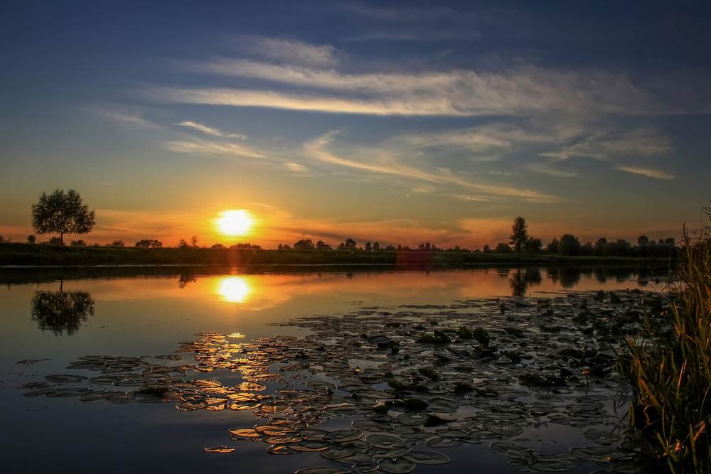Фотографія Захід сонця на озері Солонецькому / Зоя та Олександр / photographers.ua