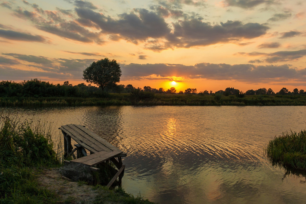 Фотографія Закат на Солонецком озере / Зоя та Олександр / photographers.ua