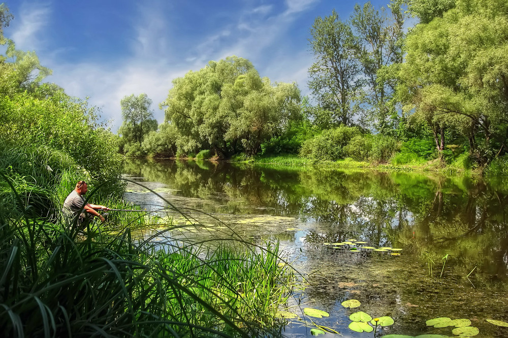 Фотографія Риболовля на річці Остер / Зоя та Олександр / photographers.ua