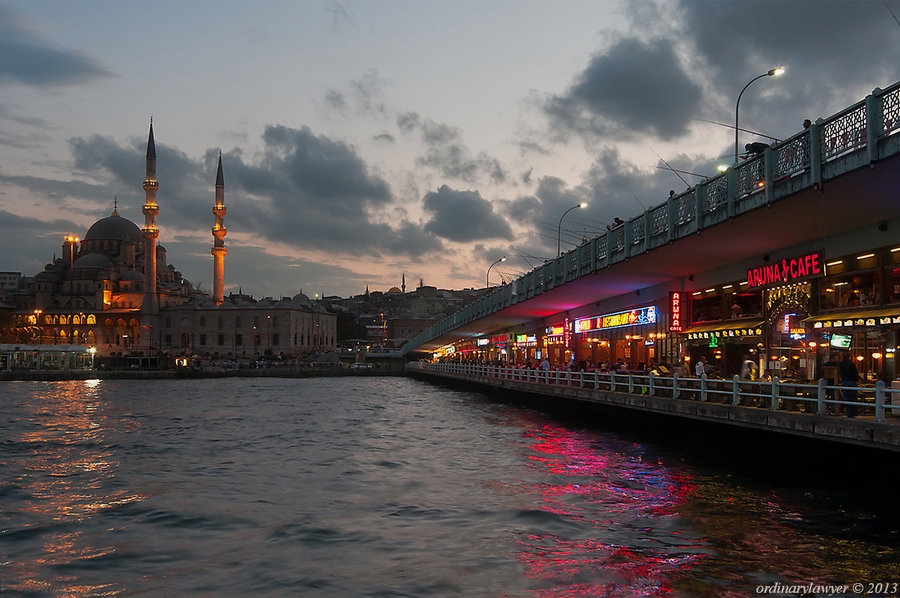 Фотографія Istanbul. Galata Bridge at night / ordinarylawyer / photographers.ua