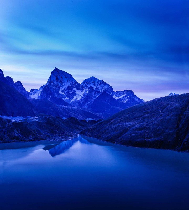 Фотографія Озеро Гокіо до світанку. Непал / Alexandra Lande / photographers.ua