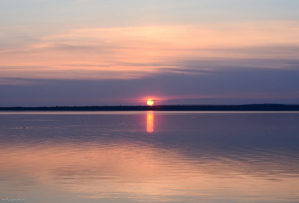 Фотографія закат на озере / Dmitriy Granov / photographers.ua