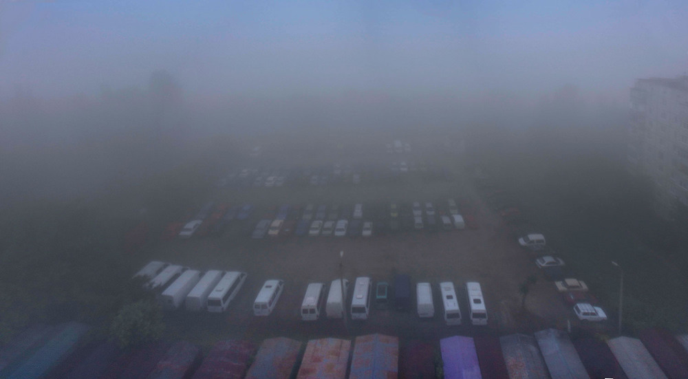 Фотографія Рассветный туман на автостоянке / Александр Кондратюк/Сандродед / photographers.ua