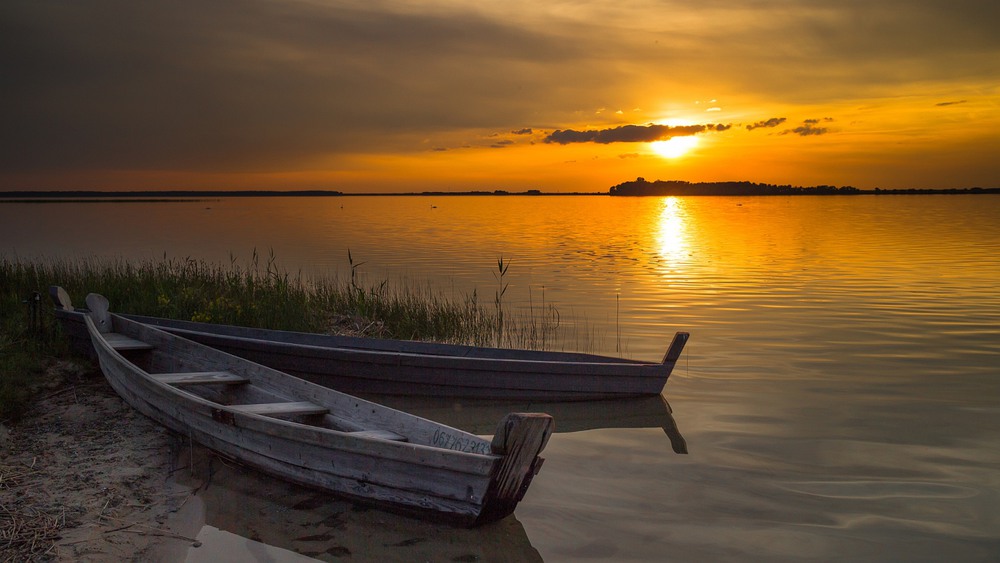 Фотографія Лодки, озеро, закат, вот это всё. / Sergiy Plygun / photographers.ua