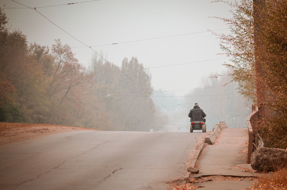 Фотографія одиночество!!! ...оно такое , когда один в пути / Любомир Воробец / photographers.ua