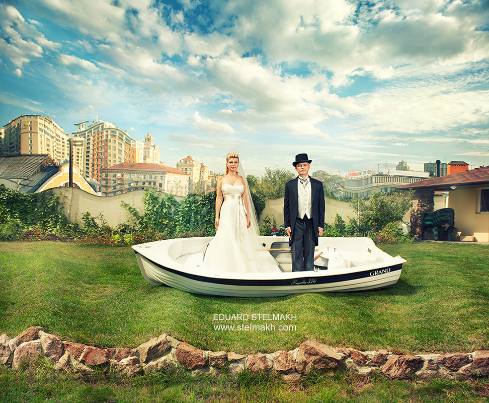 Фотографія Свадебная фотография в лодке / EDUARD_STELMAKH / photographers.ua