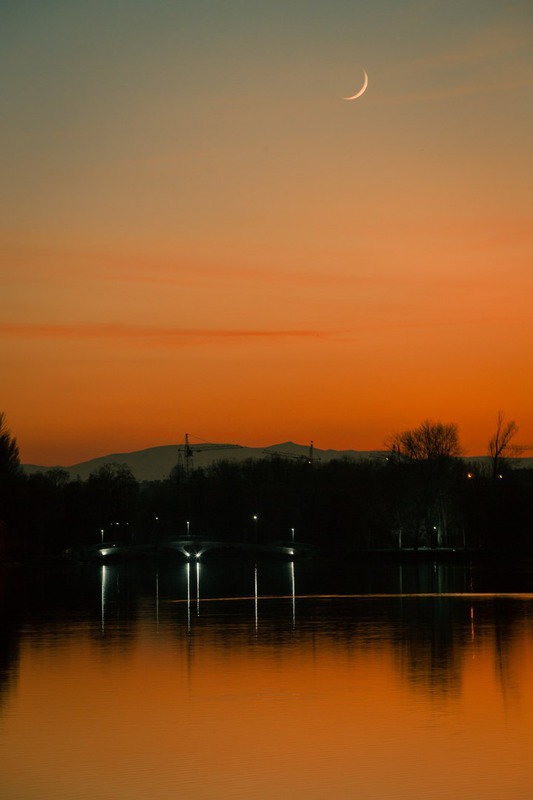 Фотографія молодой месяц / Alex / photographers.ua