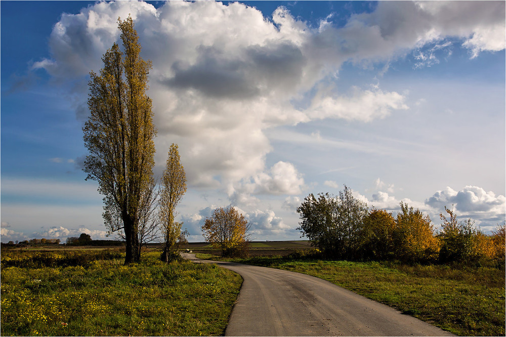 Фотографія по дороге с облаками / Irina S / photographers.ua