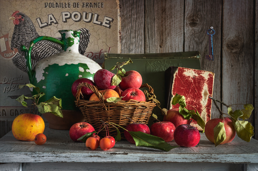 Фотографія натюрморт з яблуками / Михайло Шерман / photographers.ua