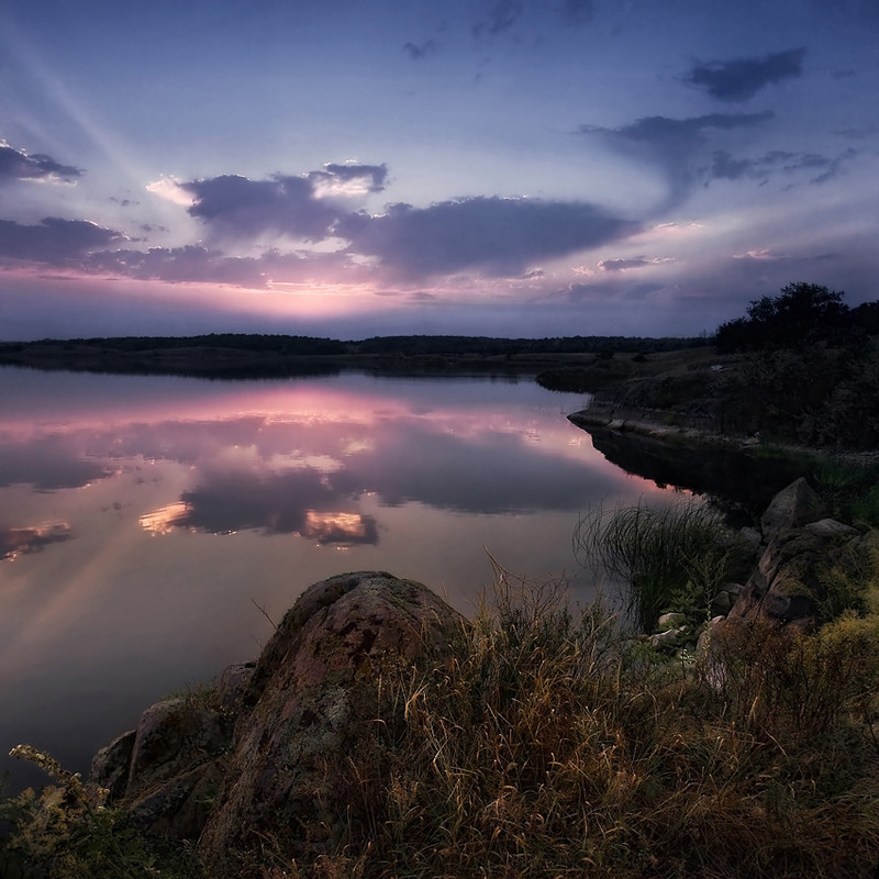 Фотографія Когда ночь догоняет лиловый закат / vadlen v / photographers.ua