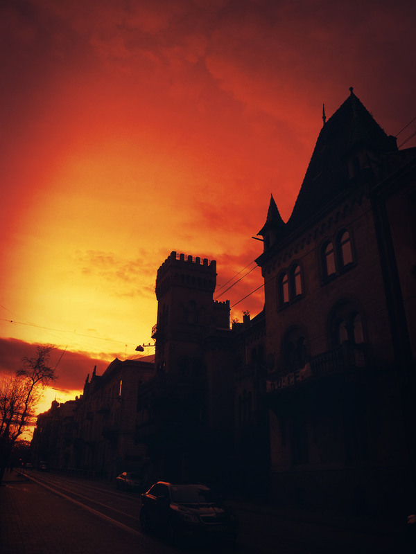 Фотографія Горяче небо холодного вечора / Роман Володимирович / photographers.ua