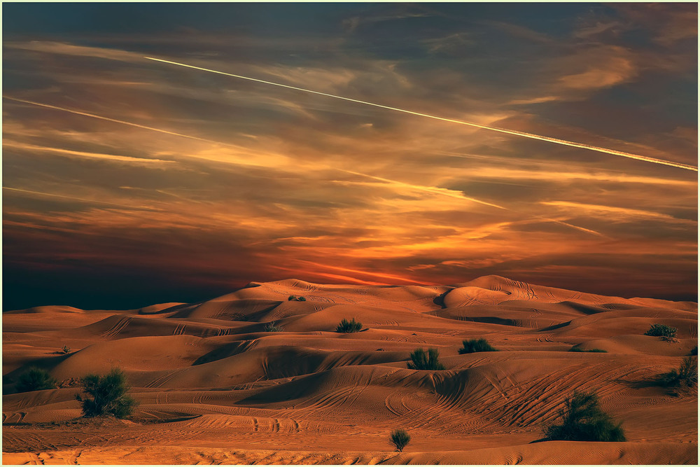 Фотографія Вечерело в "красной" пустыне Руб-эль-Хали...(ОАЭ). / Александр Вивчарик / photographers.ua